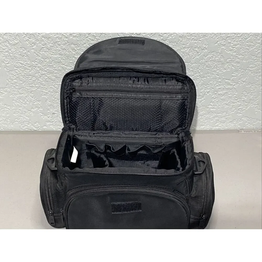 Samsonite Black Padded Camera Camcorder Shoulder Bag Carrying Case Strap 12”x6”